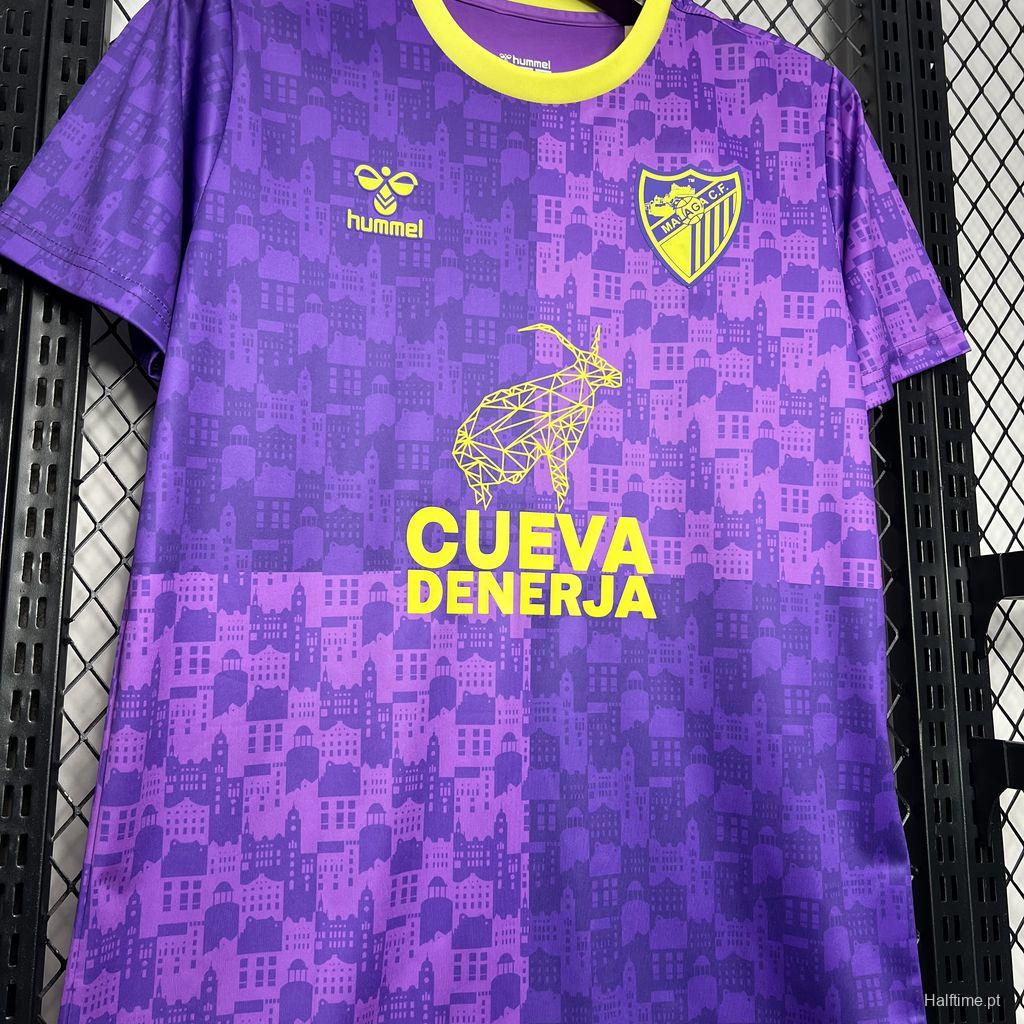 24/25 Malaga Purple Pre-match Training Jersey 1:1 Thai Quality