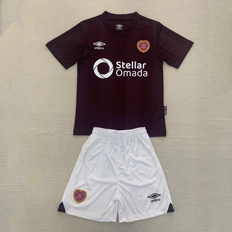 24/25 hearts fc home jersey + shorts 1:1 Thai quality