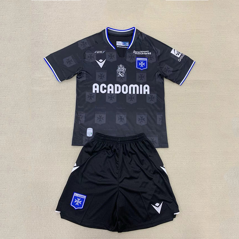 24/25 AJ Auxerre Away Football Jersey + Shorts 1:1 Thai Quality