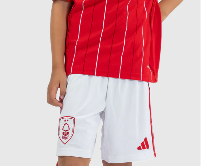 25/26 Kids Nottingham Forest Home Jersey 1:1 Thai quality