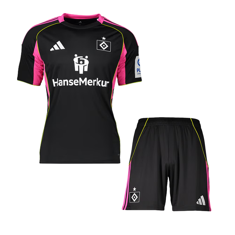 Kids Size 25/26 Hamburger SV Third Kit 1:1 Thai Quality