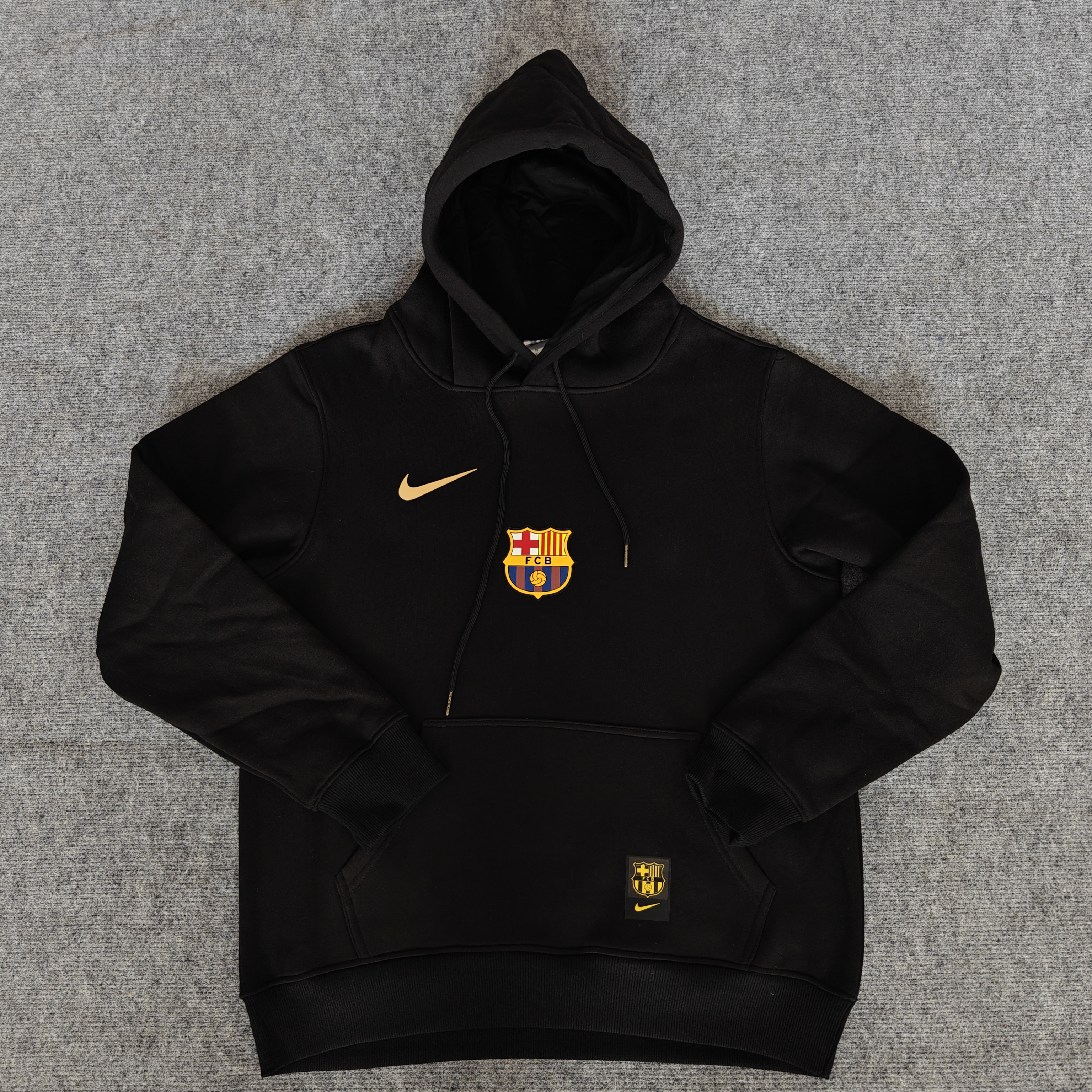 24/25 Barcelona home players black hoodie 1:1 Thai quality
