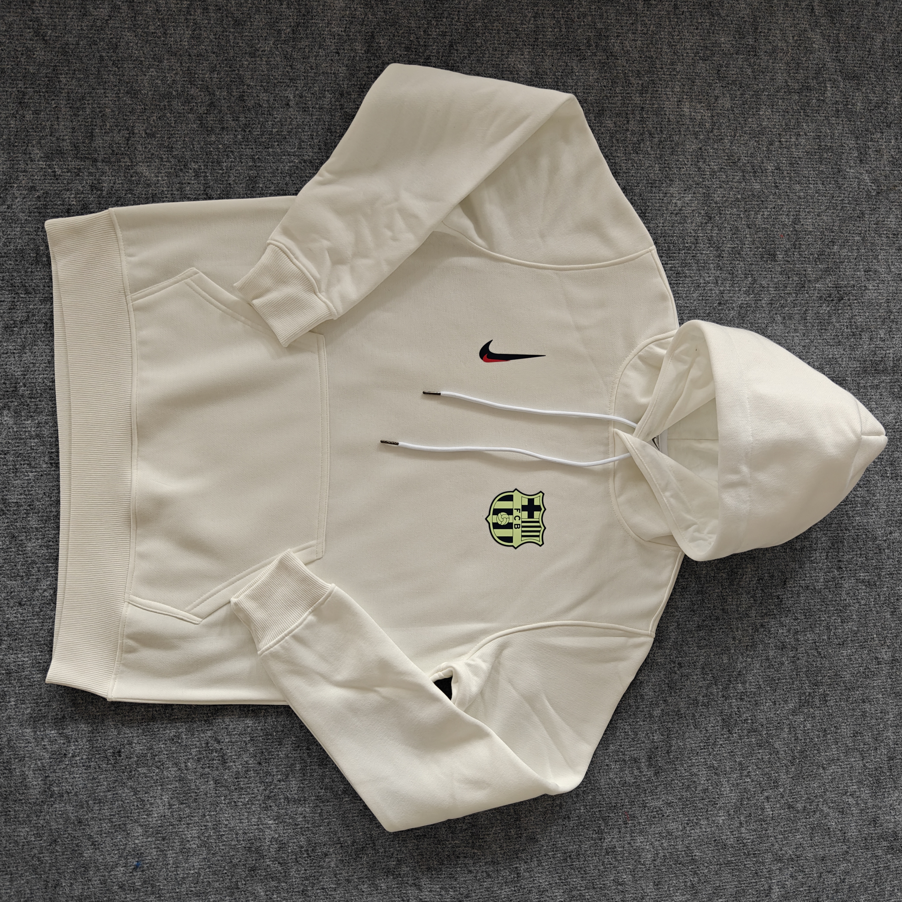 24/25 Barcelona away players white hoodie 1:1 Thai quality