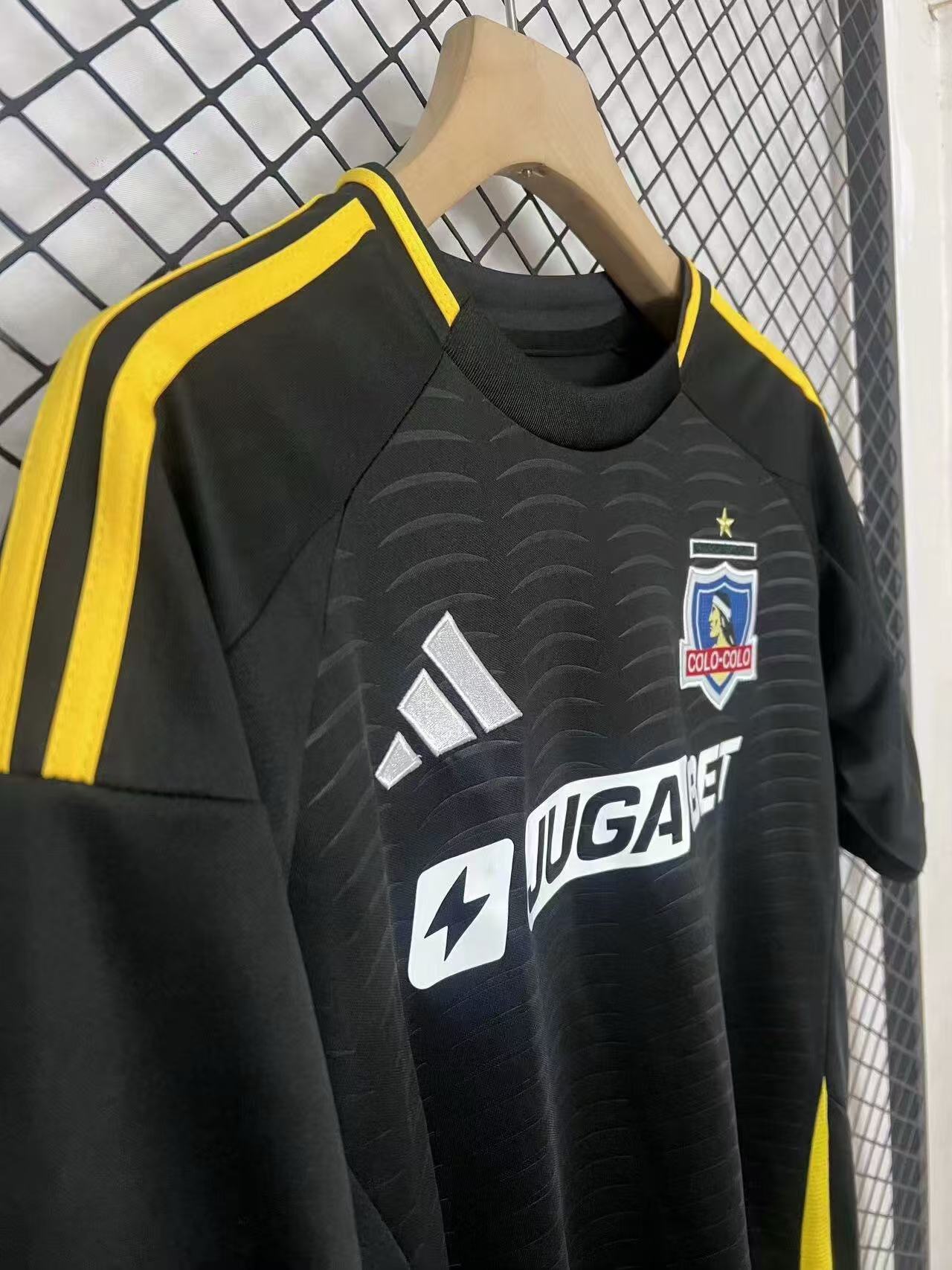 25/26 Colo Colo Black Away Football Jersey 1:1 Thai Quality