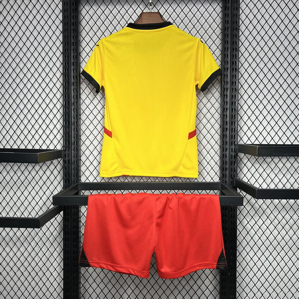 24/25 RC Lens Home Football Jersey Kids Size 1:1 Thai Quality