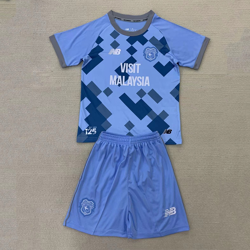 Cardiff City 24/25 Third Away Football Jersey + Shorts 1:1 Thai quality