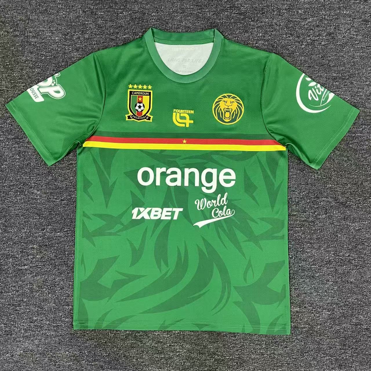 25-26 Cameroon green training uniform 1:1 Thai Quality