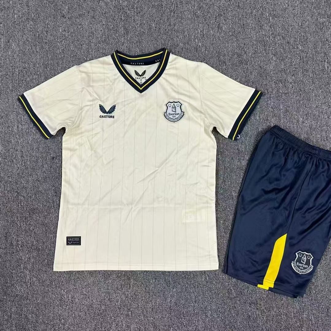 24/25 Kids Everton Third Jersey 1:1 Thai quality