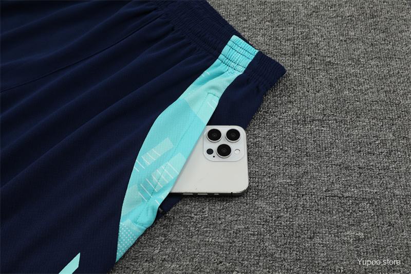 24/25 Chelsea Lake Green Short Sleeve Jersey+Shorts 1:1 Thai quality