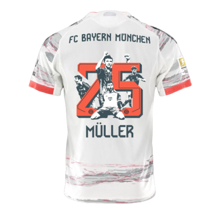 (S-4XL)25/26 Thomas Mueller Trikot Bayern Allianz Away Kit1:1 Thai Quality