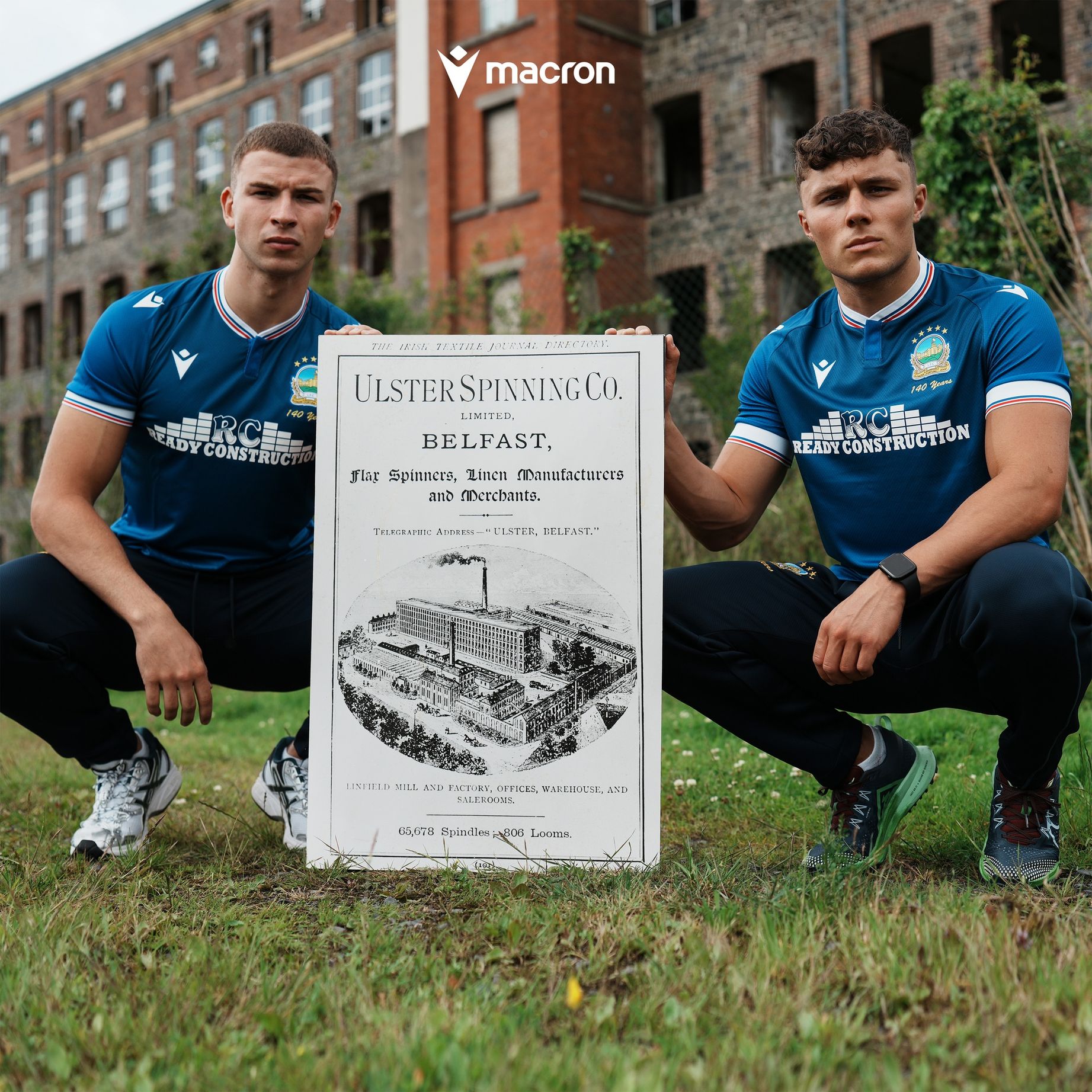 (S-4XL)25/26 Linfield 140th Anniversary Home Kit 1:1 Thai quality