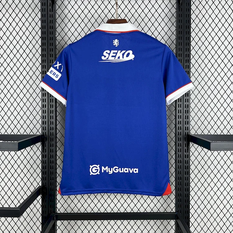 (S-4XL)25/26 Rangers Home Football Shirt 1:1 Thai Quality