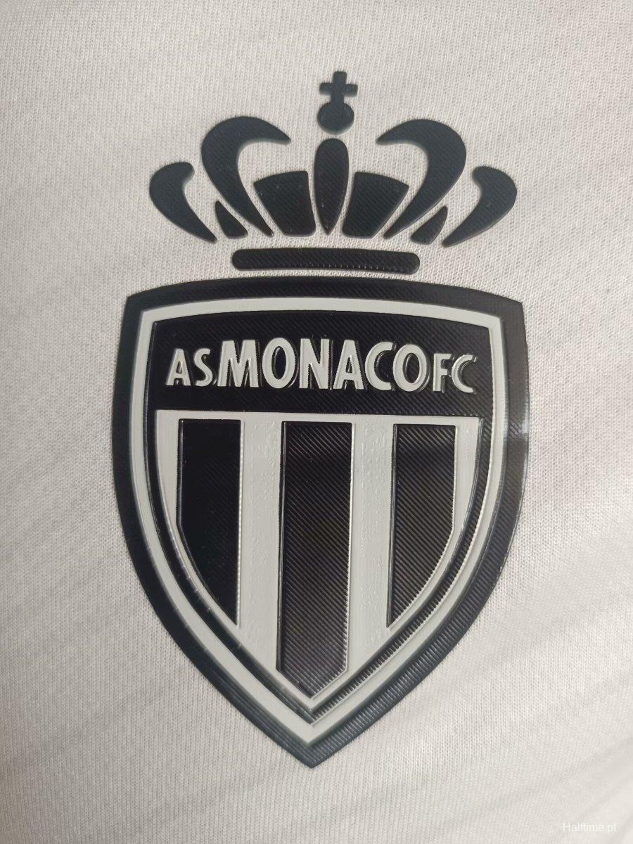 Player Version 24/25 Monaco Away Grey Jersey 1:1 Thai quality