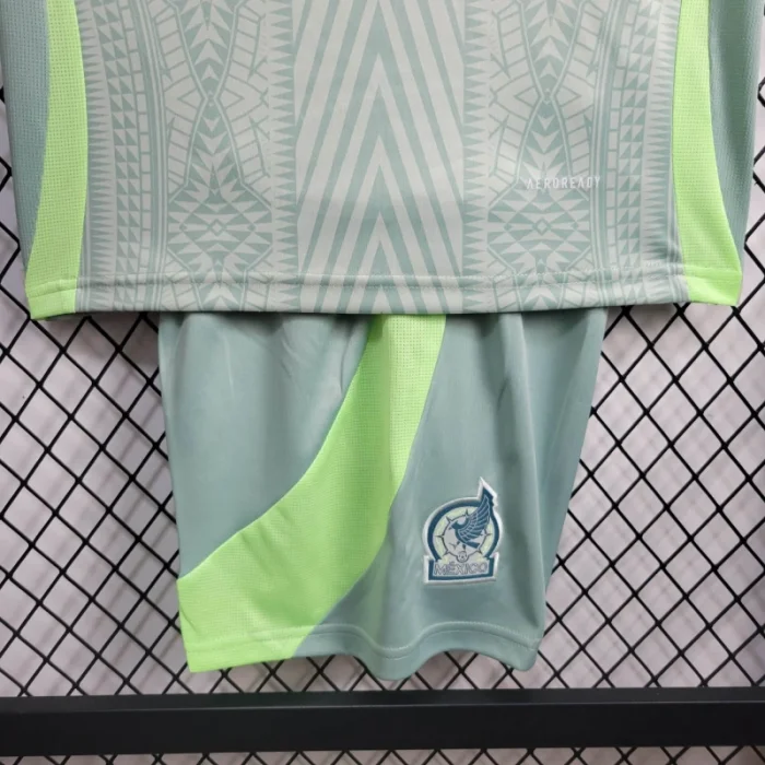 Kids Mexico Away Kit 24/25 Copa America 2024 Football Jersey