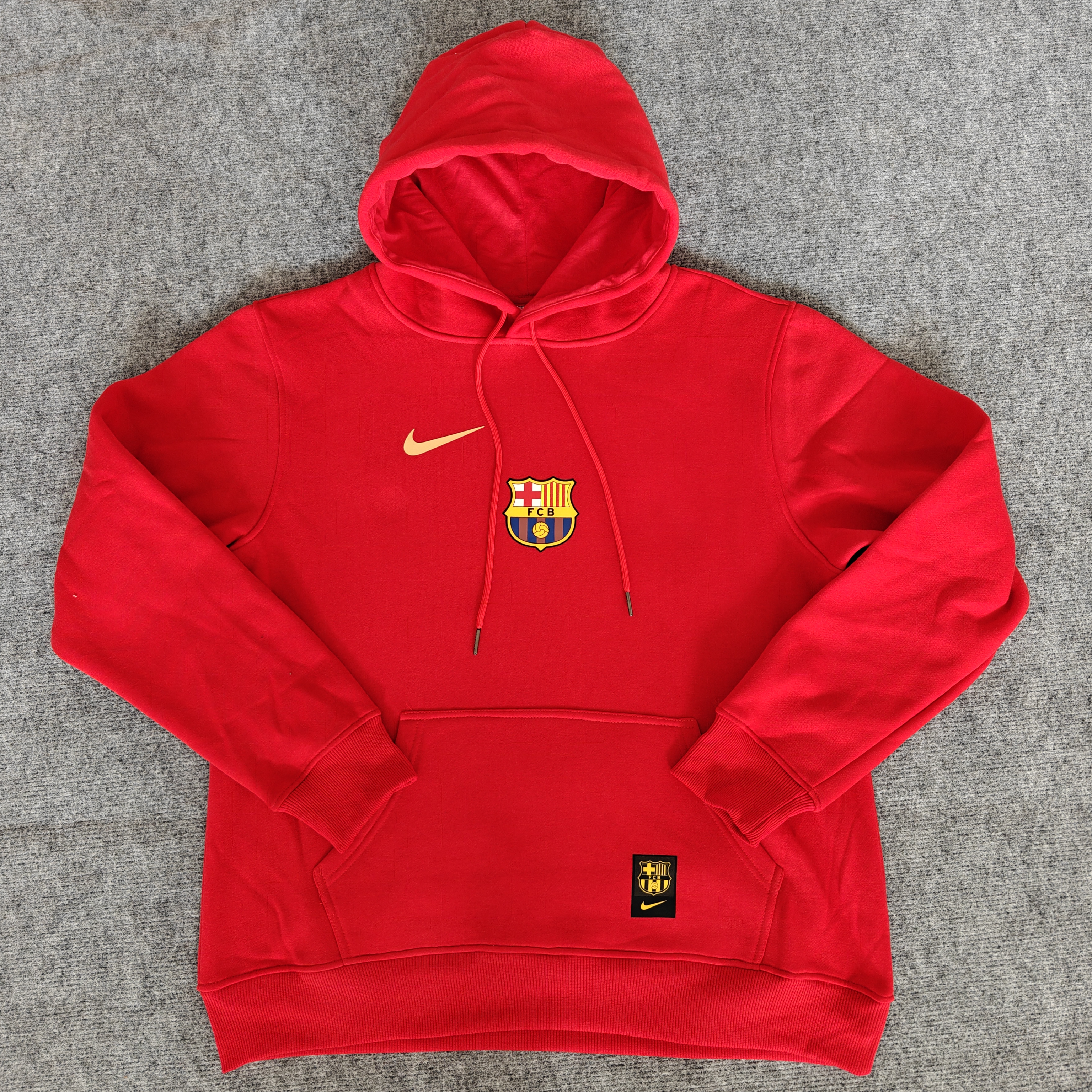 24/25 Barcelona home players red hoodie 1:1 Thai quality