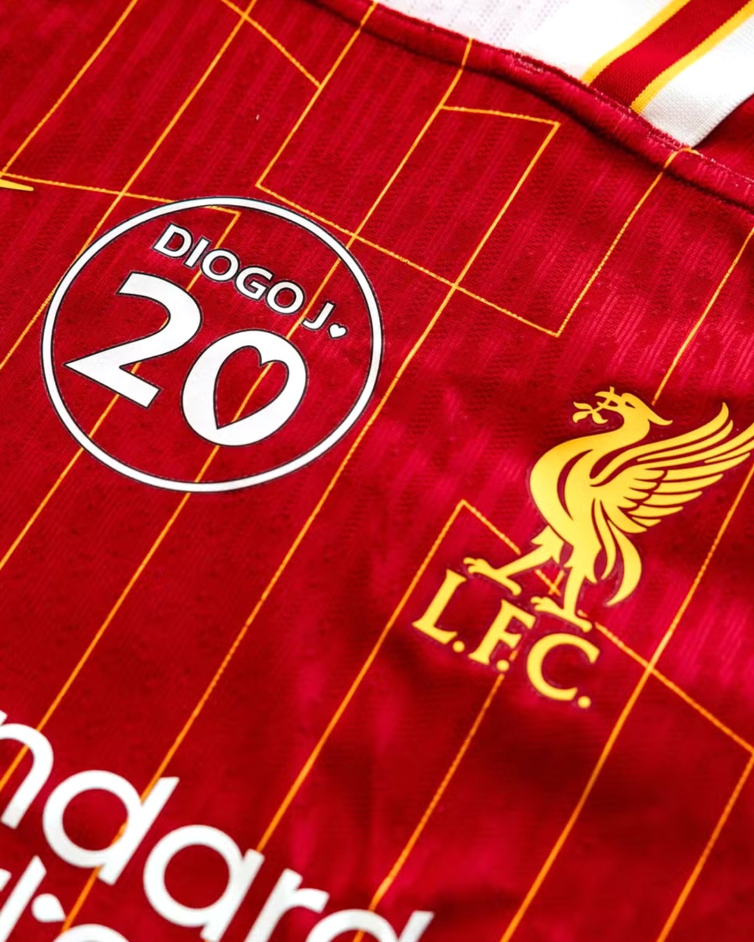 (S-4XL)24/25 Special Liverpool Badge for Diogo Jota Home Kit 1:1 Thai Quality