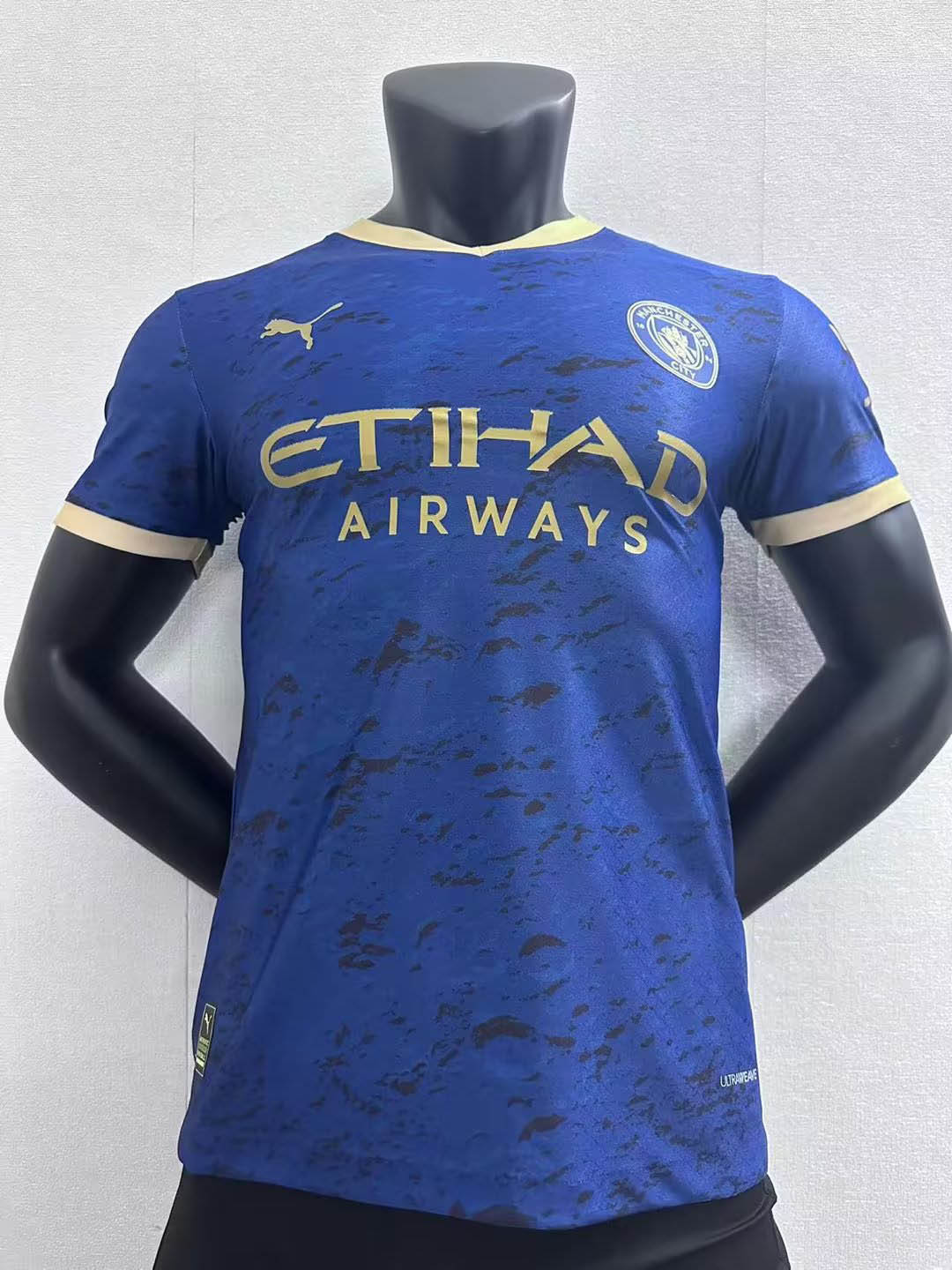 2023 Player Version MCFC Chinese New Year Commemorative Edition Blue Football Shirt 1:1 Thai Quality