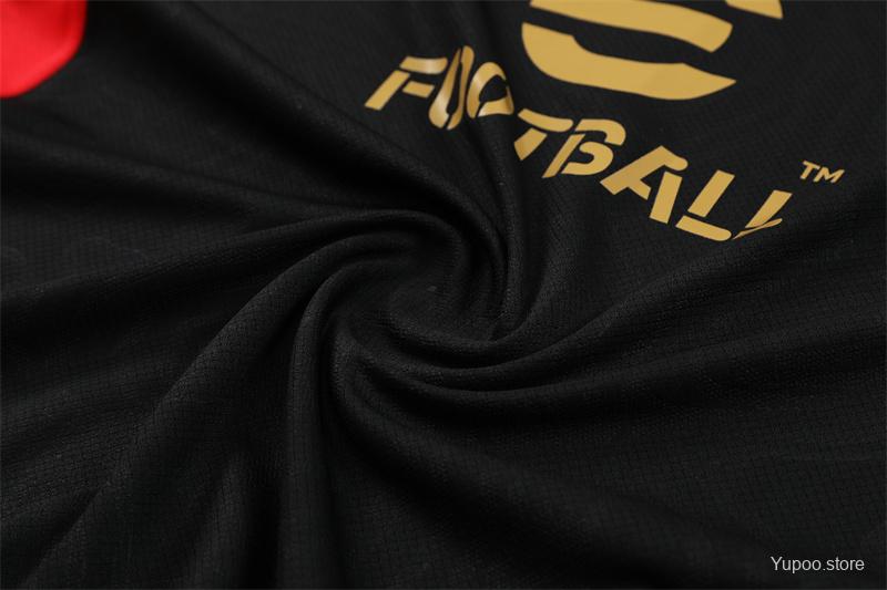 24/25 AC Milan Black Short Sleeve Jersey+Shorts 1:1 Thai quality