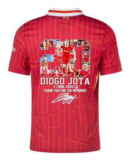 Diogo J. #20  24/25 LFC Home Soccer Jersey