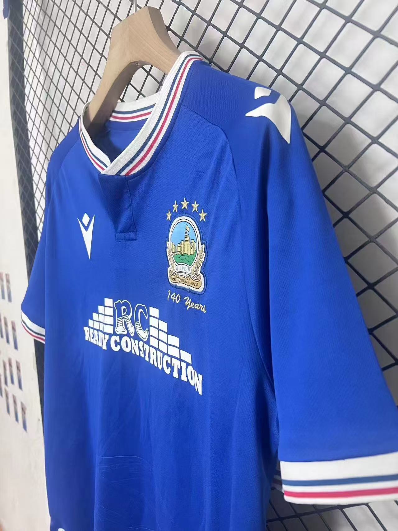 (S-4XL)25/26 Linfield 140th Anniversary Home Kit 1:1 Thai quality