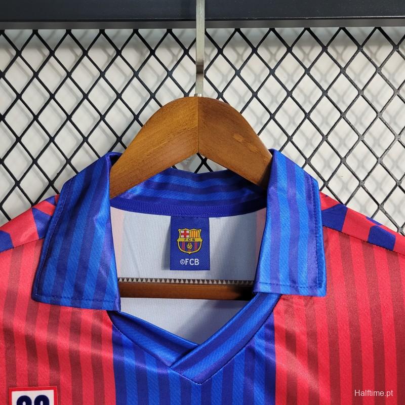 91/92 Retro Barcelona Home Football Shirt 1:1 Thai Quality