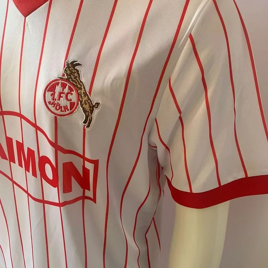 85/86 FC Köln Retro Home Football Shirt
