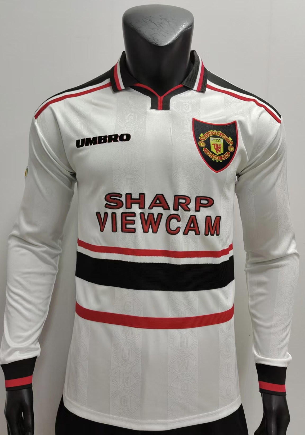 98/99 Retro Manchester United home long sleeves 1:1 Thai Quality