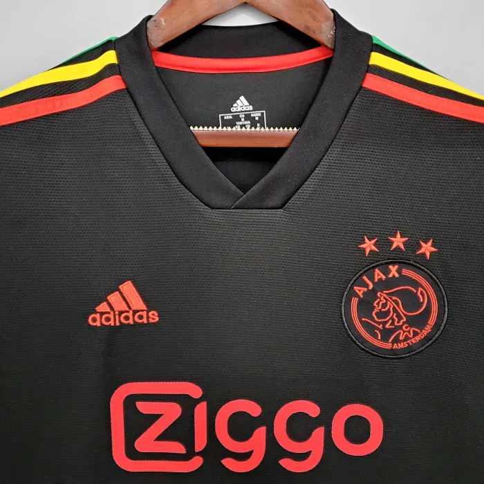 Retro Ajax Third Jersey 21/22 Football Kit Bob Marley 1:1 Thai Quality