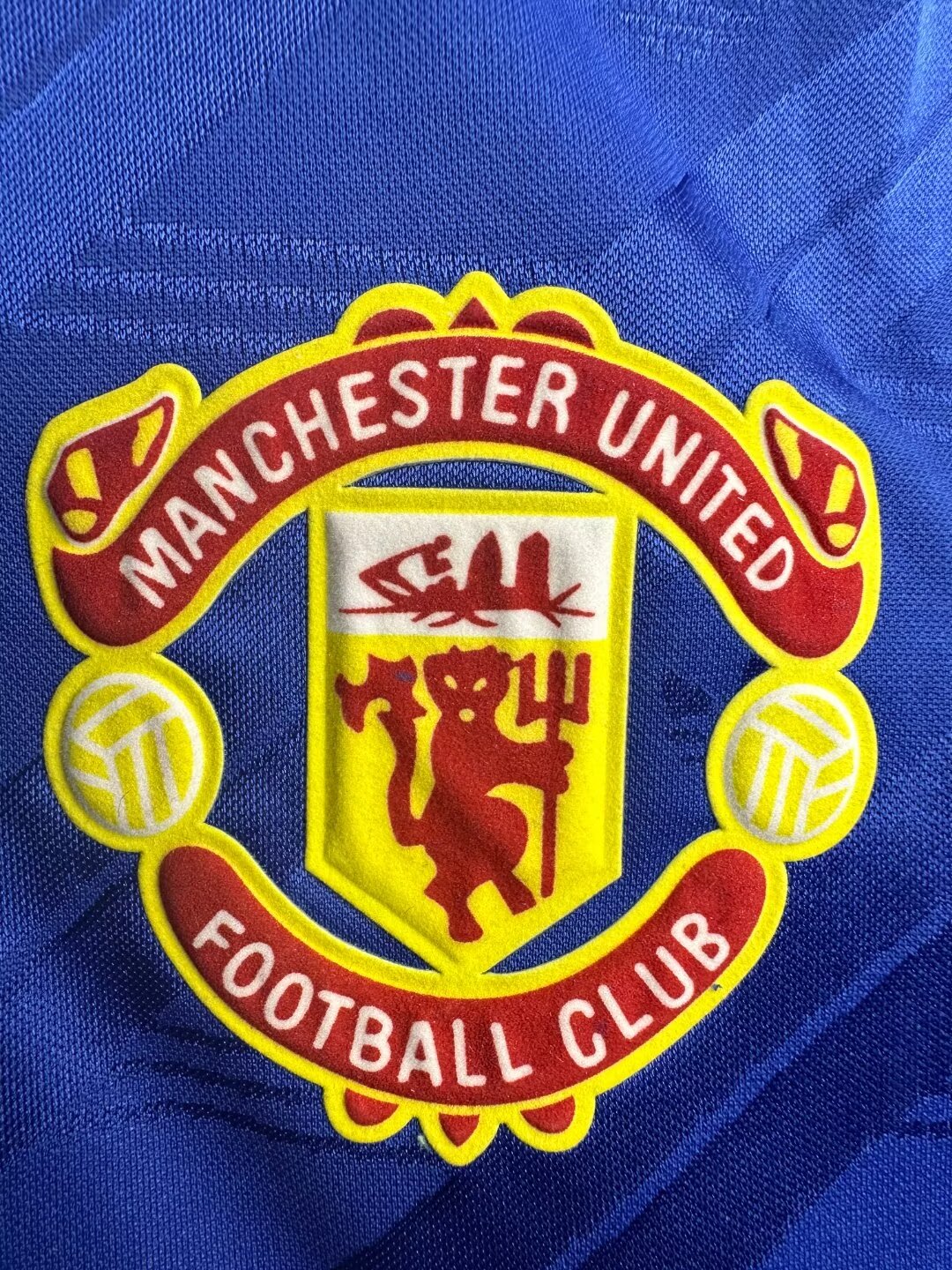 86-88 Retro Manchester United Away Long Sleeve Football Jersey 1:1 Thai Quality