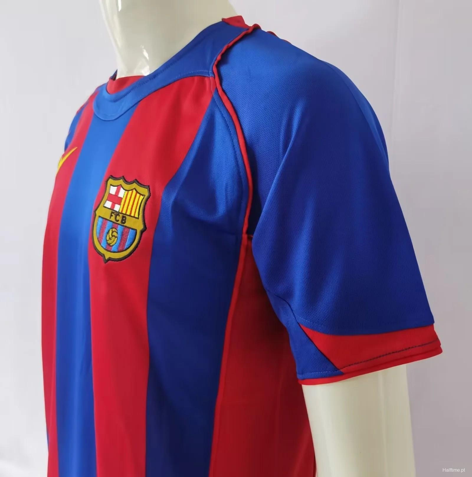 04/05 Retro Barcelona Home Football Shirt 1:1 Thai Quality