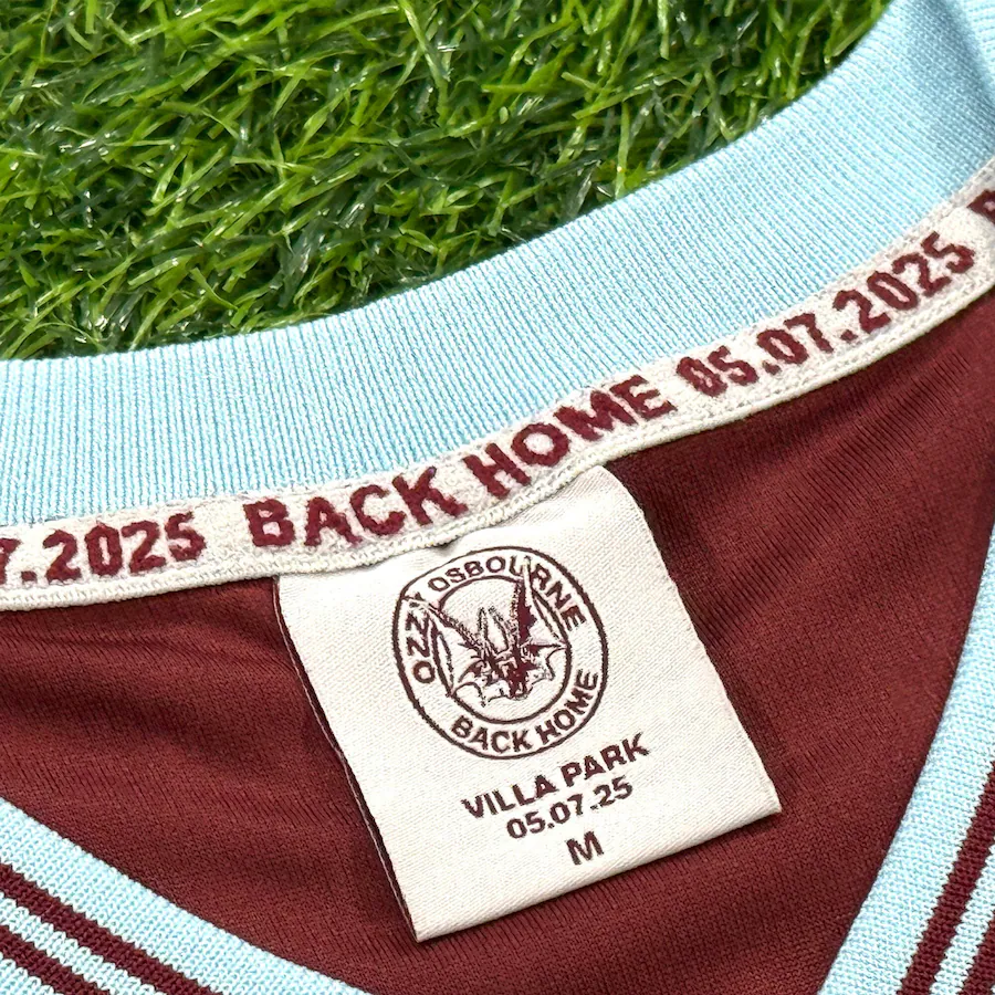 Aston Villa x Ozzy Osbourne Back Home Shirt 1:1 Thai Quality