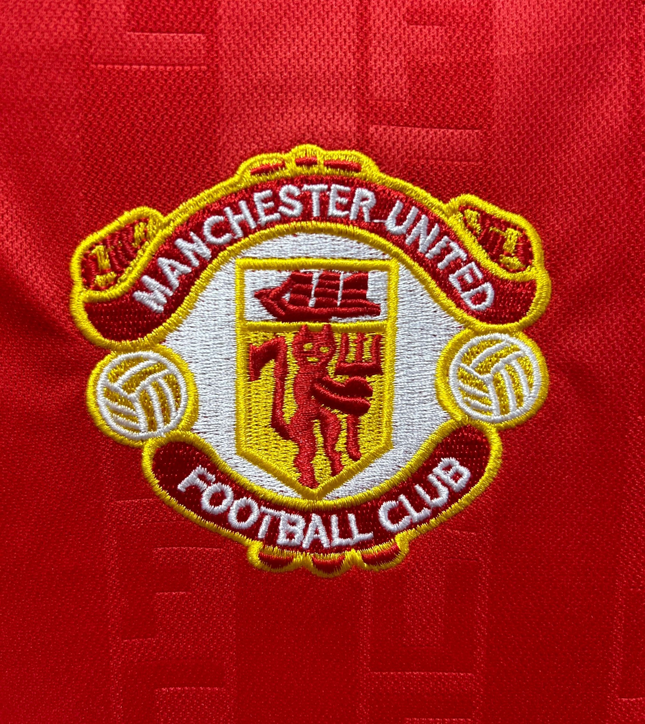 1998-90 Retro Manchester United Home Football Jersey 1:1 Thai Quality