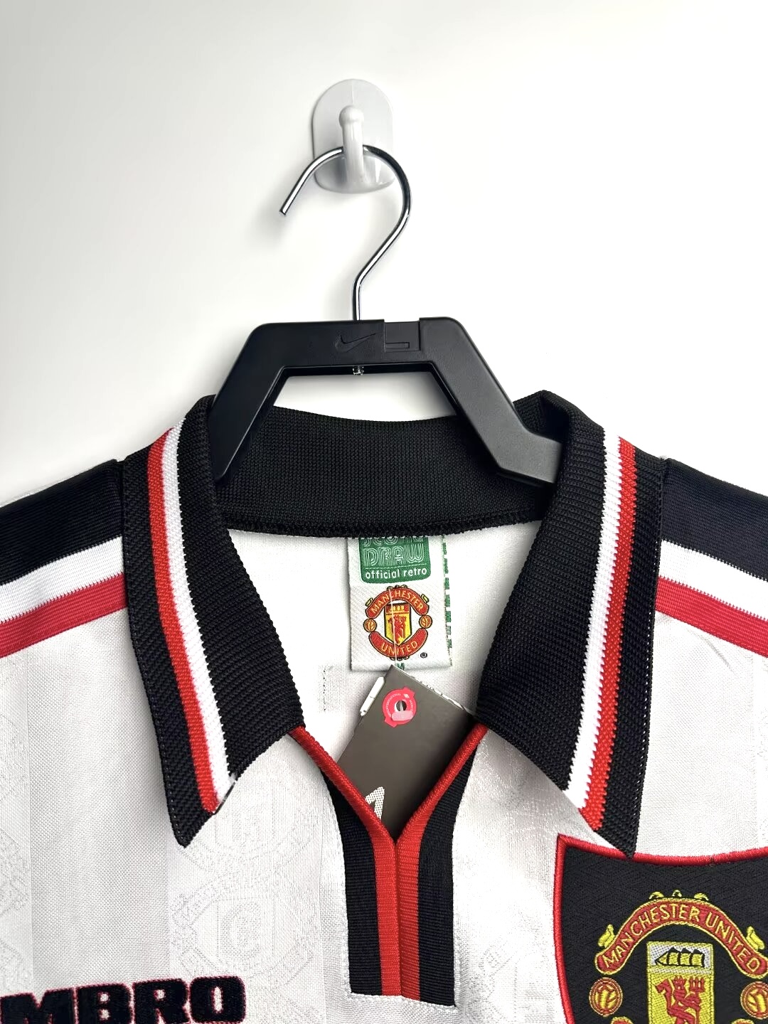 1998-99 Retro Manchester United Away Long Sleeve Football Jersey 1:1 Thai Quality