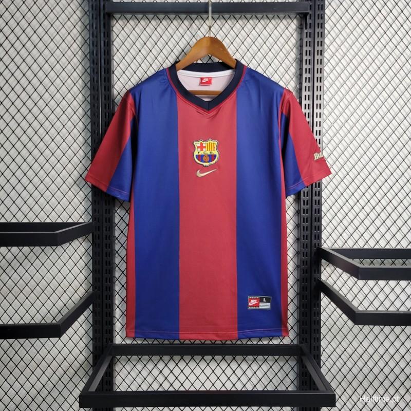98/99 Retro Barcelona Home Football Shirt 1:1 Thai Quality