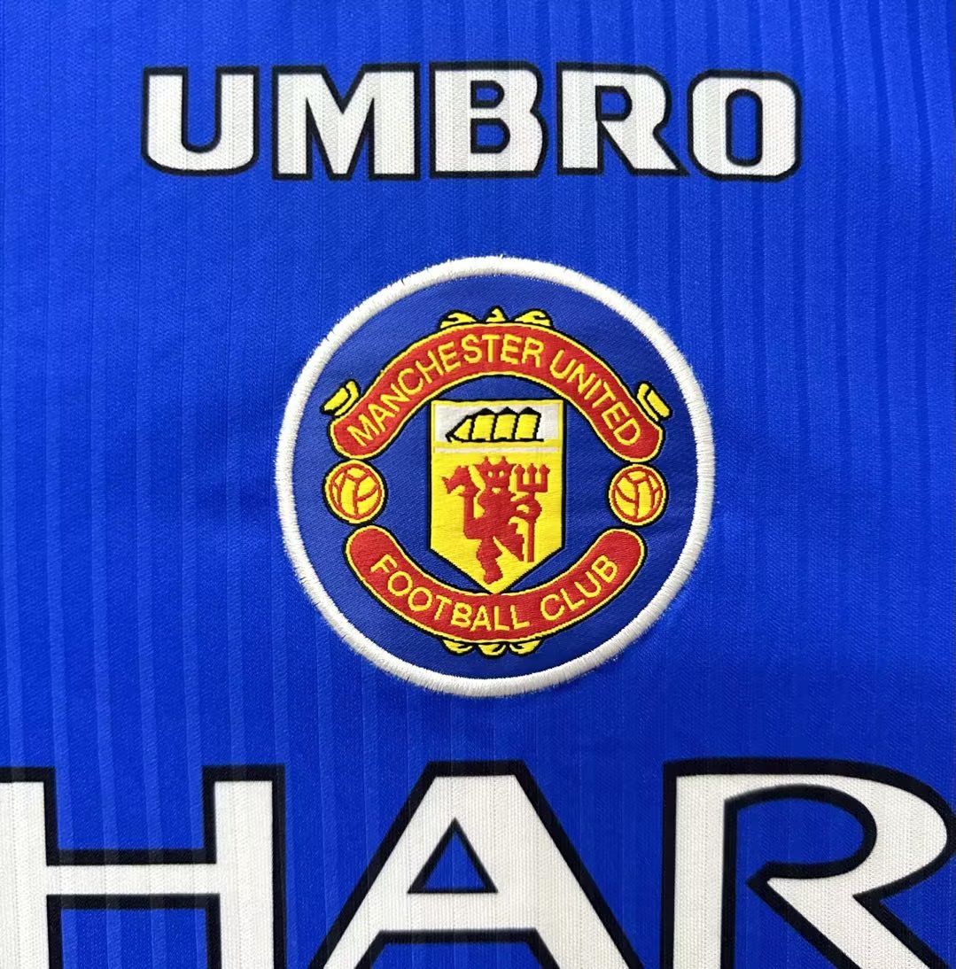 1996-98 retro Manchester United second away football jersey 1:1 Thai quality