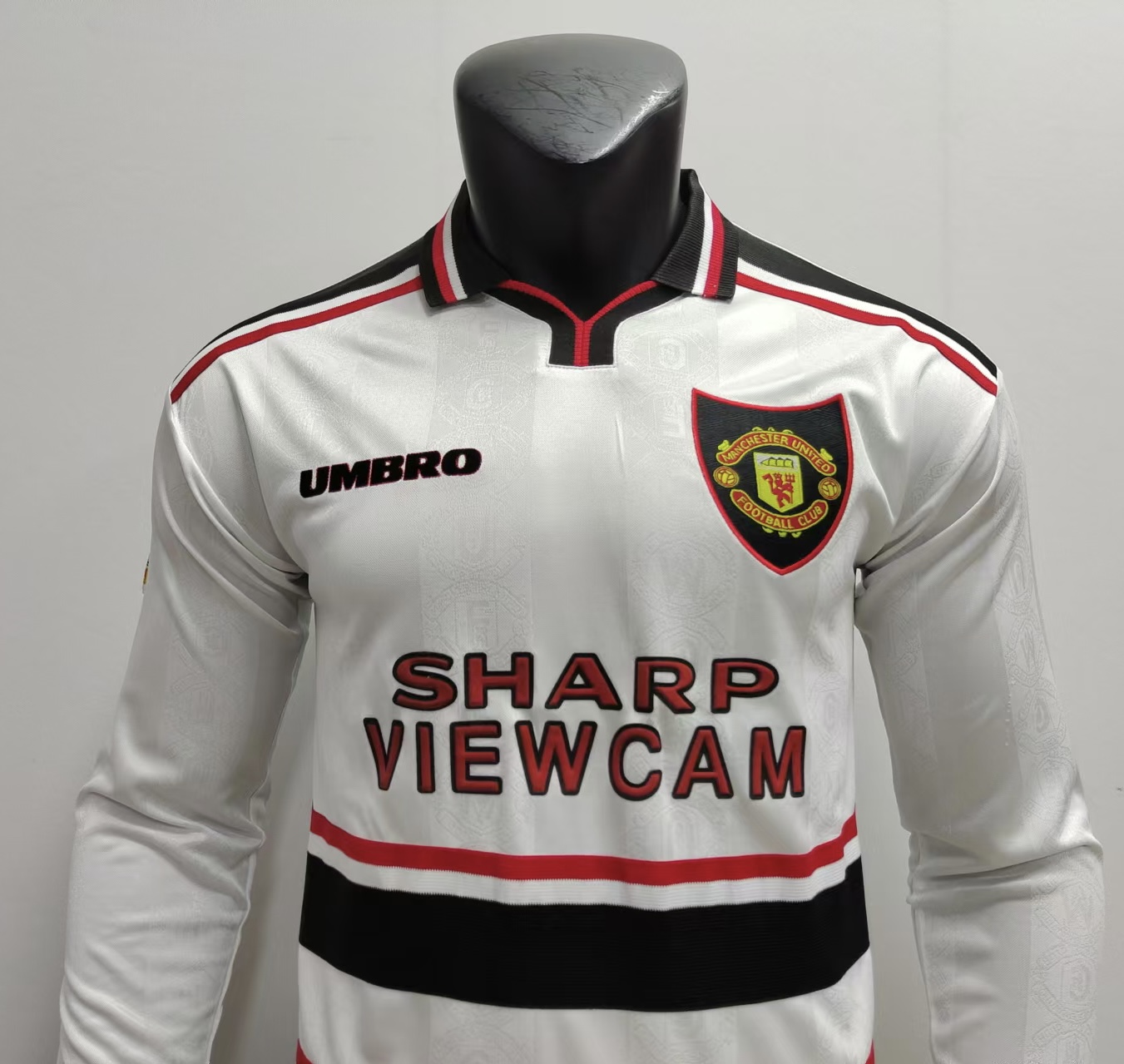 98/99 Retro Manchester United home long sleeves 1:1 Thai Quality