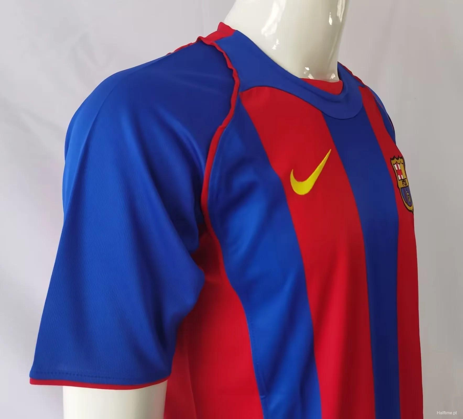 04/05 Retro Barcelona Home Football Shirt 1:1 Thai Quality