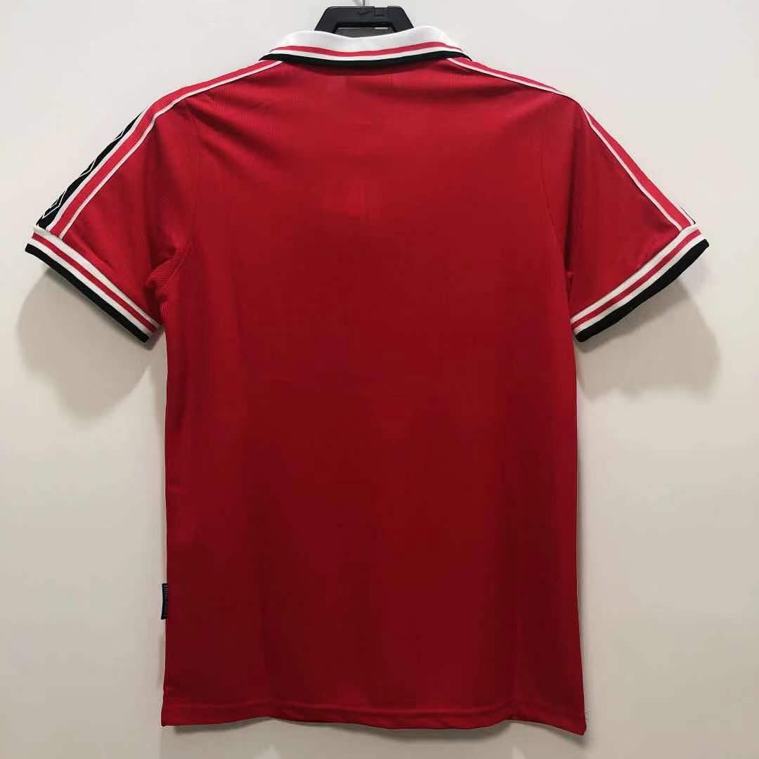 1998-99 Retro Manchester United Home Football Jersey 1:1 Thai Quality
