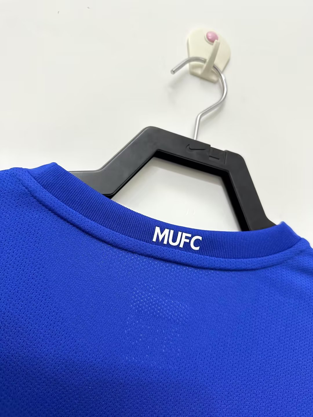 08/09 Retro Manchester United Away Blue Long Sleeve Football Jersey 1:1 Thai Quality