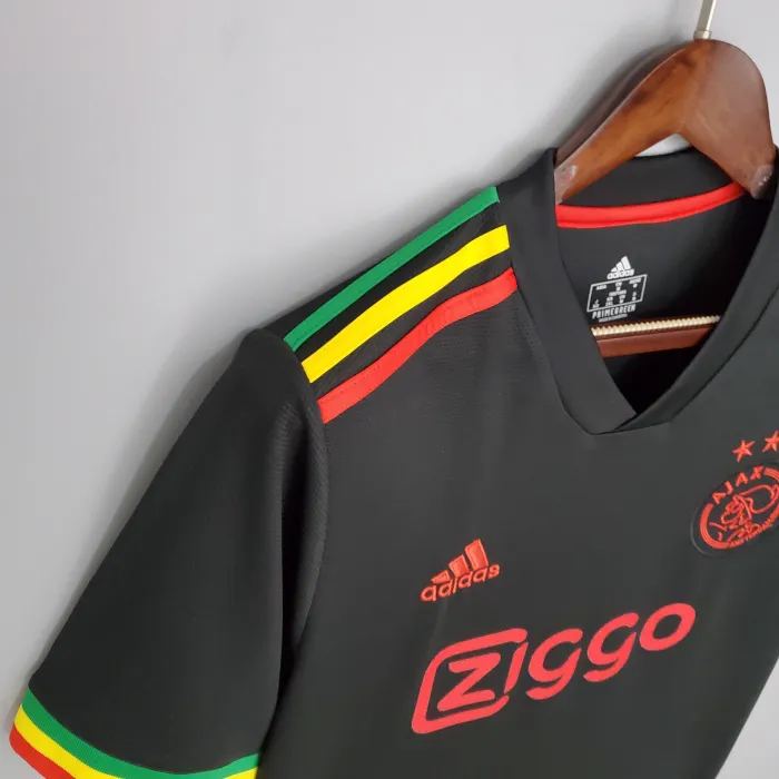 Retro Ajax Third Jersey 21/22 Football Kit Bob Marley 1:1 Thai Quality