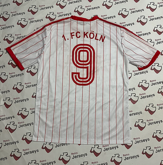 82/83 FC Köln Retro Home Football Jersey