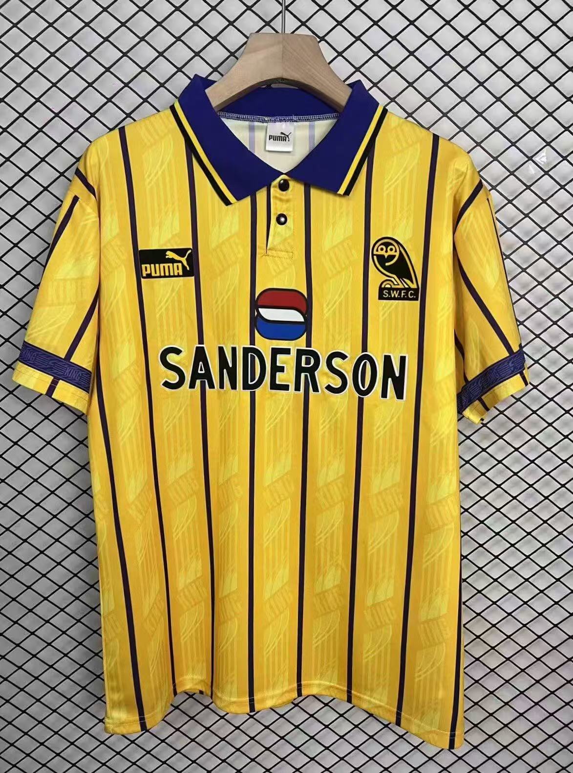 Retro Sheffield Wednesday 1994/95 Away Kit 1:1 Thai quality