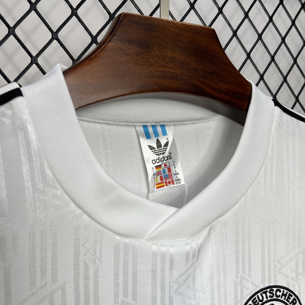 1990 Retro Germany Home Soccer Jersey