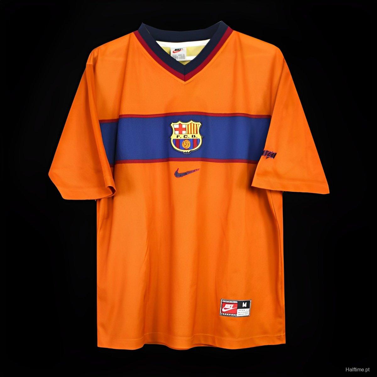 99/00 Retro Barcelona Third Football Shirt 1:1 Thai Quality