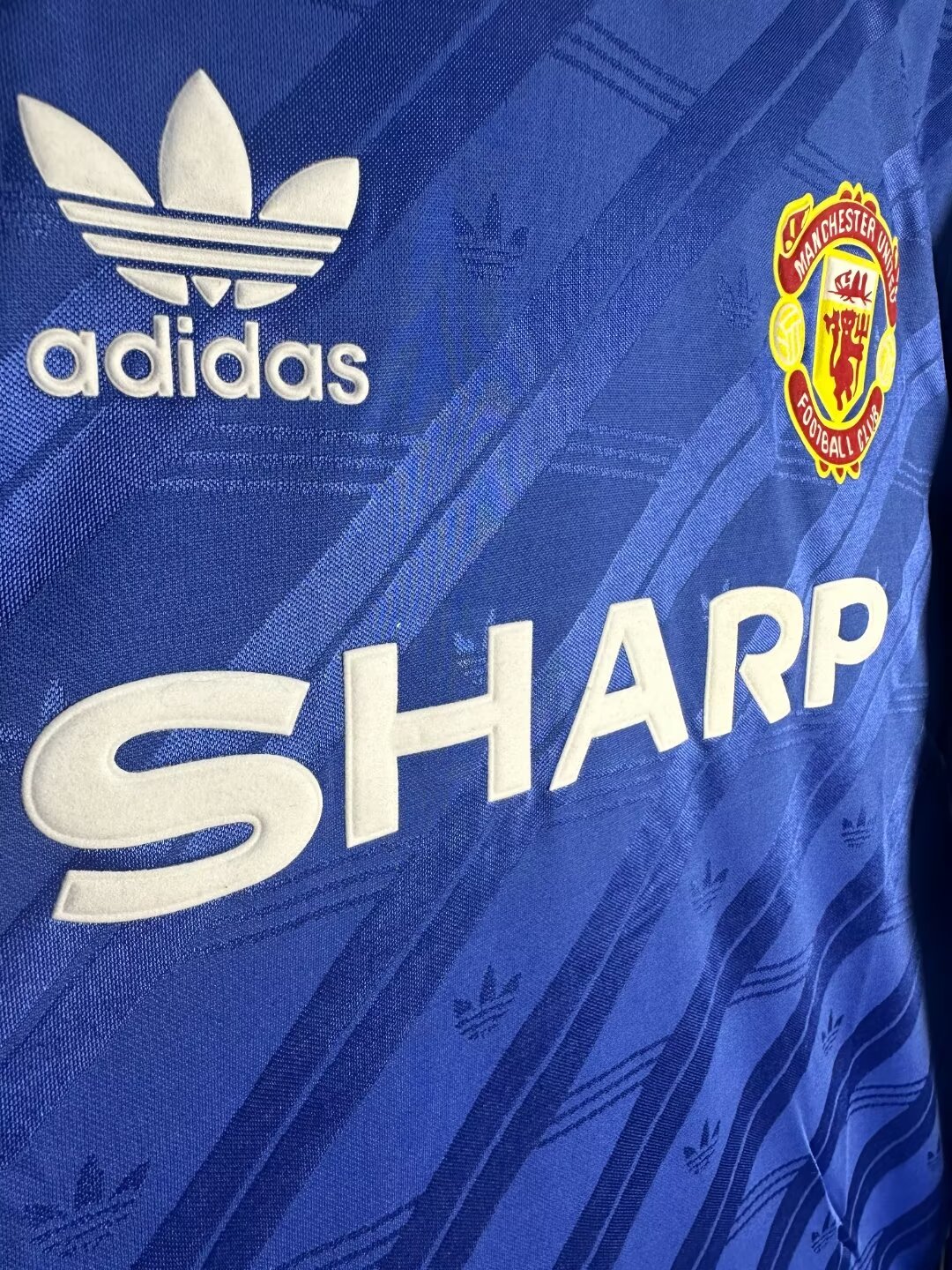 86-88 Retro Manchester United Away Long Sleeve Football Jersey 1:1 Thai Quality