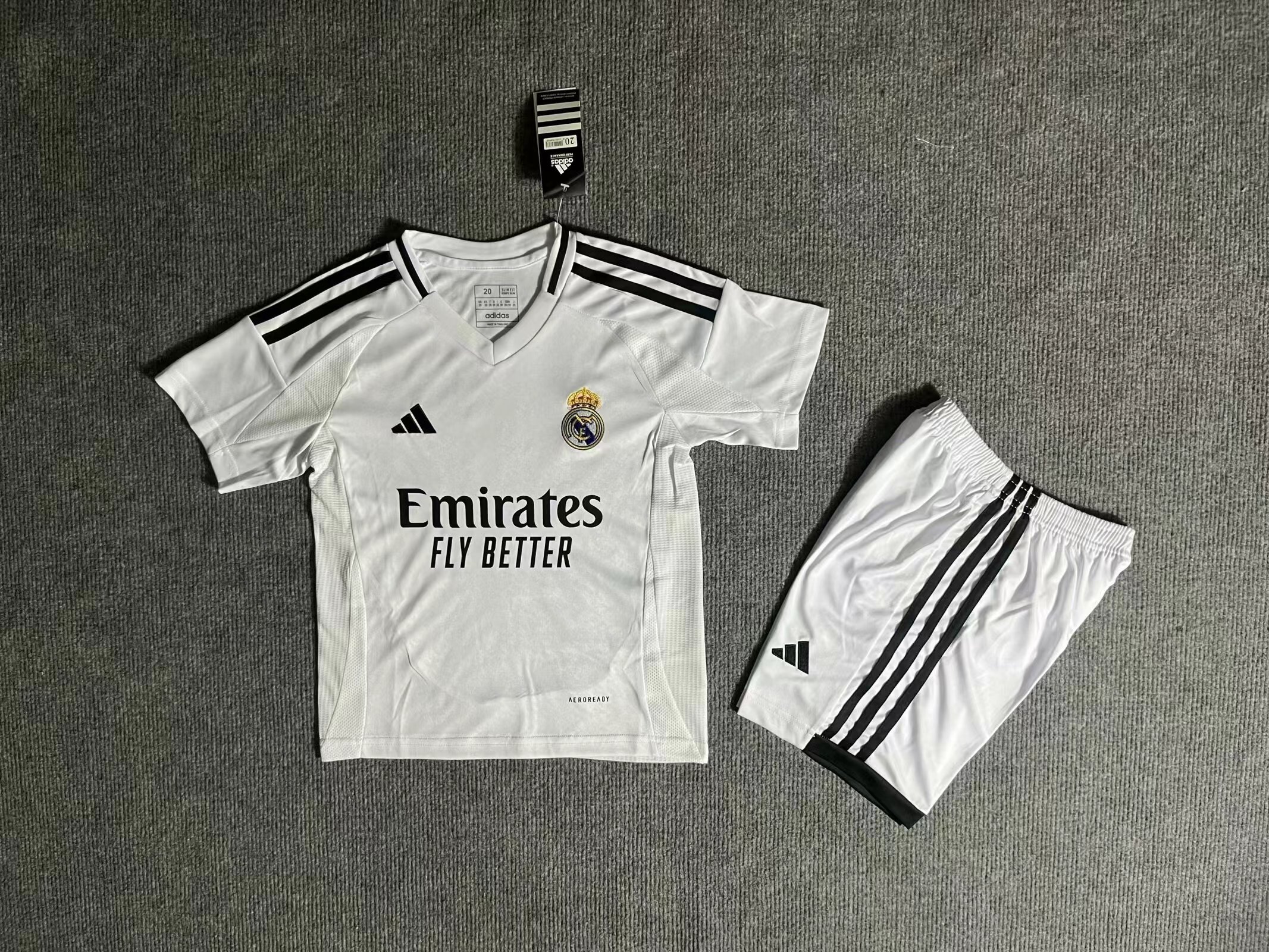 2024/2025 Real Madrid Home Football Shirt 1:1 Thai Quality Kids Size