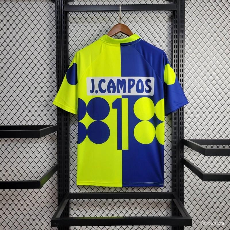 1998 Retro Mexico Goalkeeper CAMPOS 1 Home Yellow Jersey 1:1 Thai quality