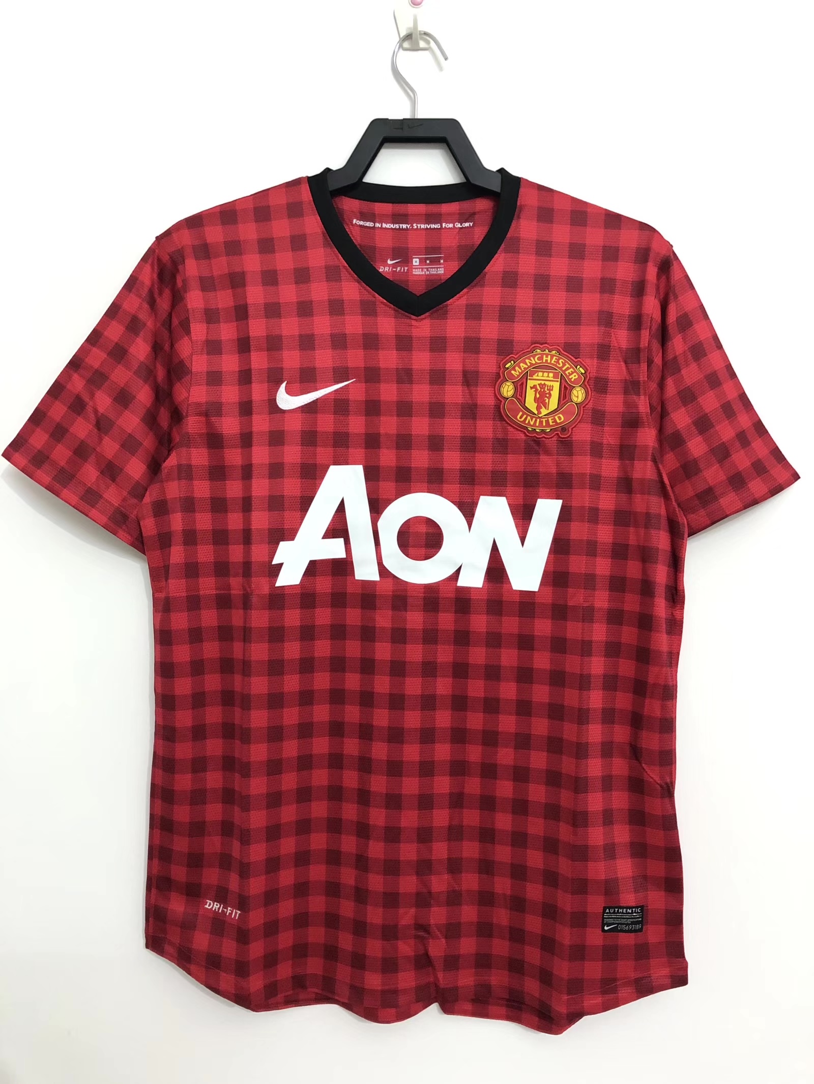 12/13 Retro Manchester United Home Football Jersey 1:1 Thai Quality