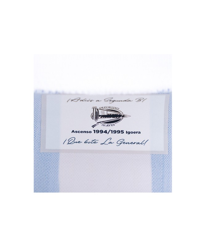 Camiseta Retro Deportivo Alavés Aniversario Ascenso 94-95