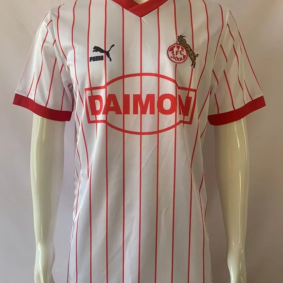 85/86 FC Köln Retro Home Football Shirt